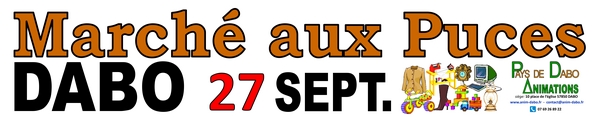 Marché aux puces  DABO 2026